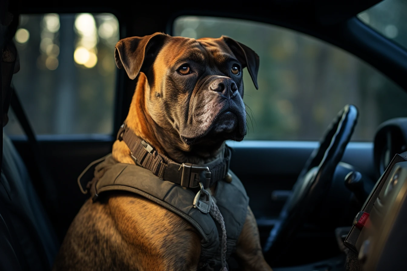 Toyota Prius Dog Safety Belt for Bullmastiffs